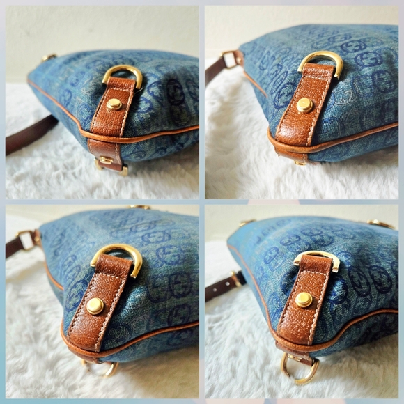 Gucci GG Denim Abbey Messenger Crossbody Bag - Picture 12 of 16